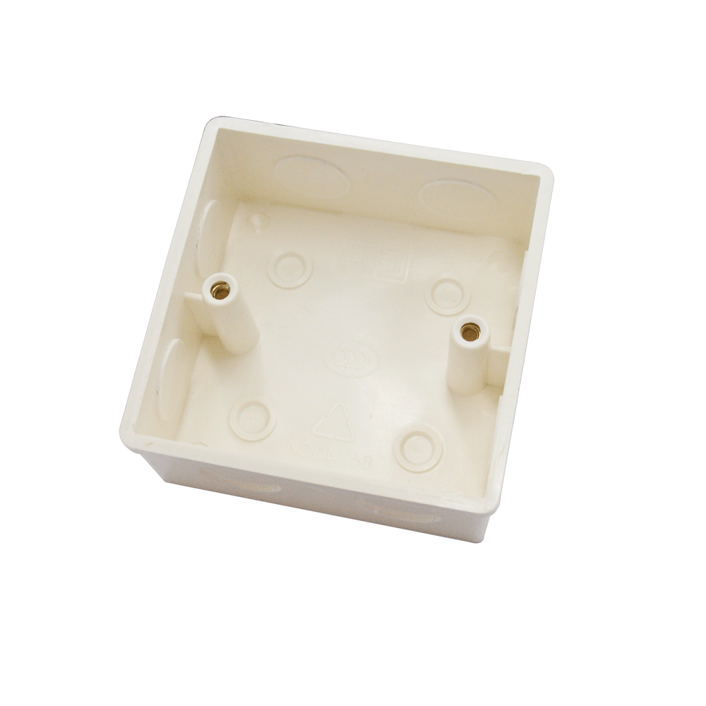 Caja Plástica Para Botón Cuadrado De Salida Cj (135240)