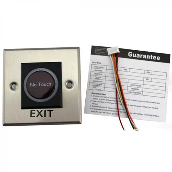 Pulsador De Salida Touch Assa Abloy – Bs-Ir-003-S (Medidas 86 × 86 Mm)