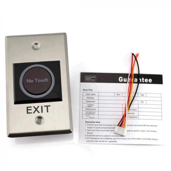Pulsador De Salida No Touch  Assa Abloy - Bs-Ir-002-S (Medidas 115X70 Mm)