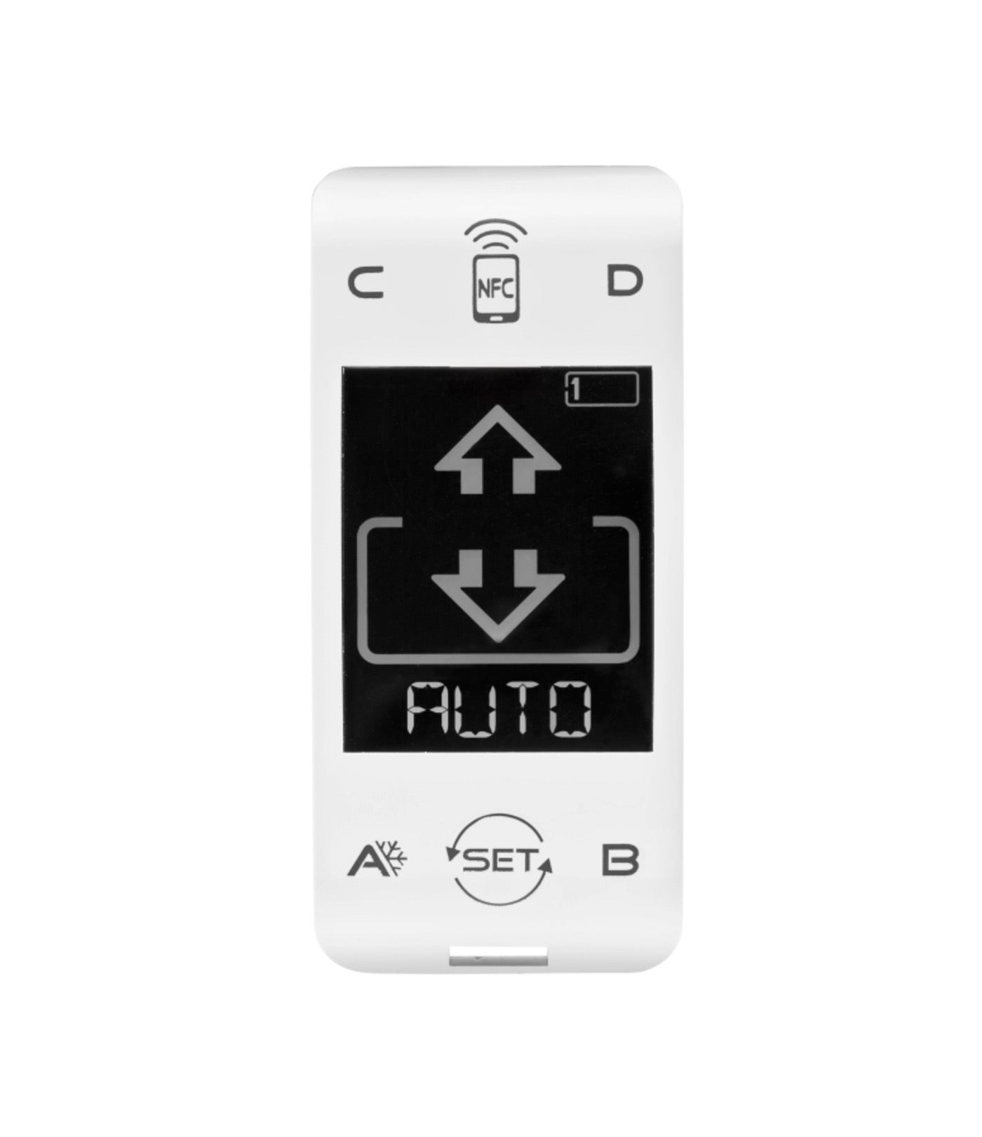 PROGRAMADOR DIGITAL NFC COLOR BLANCO