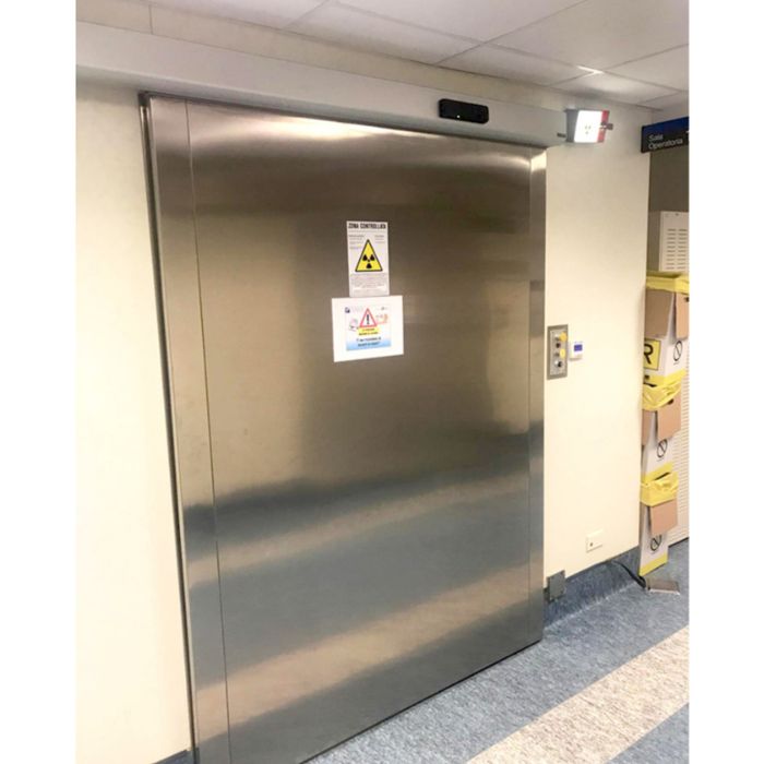 Puerta Automática Sala Limpia Perfileria 2 Hojas