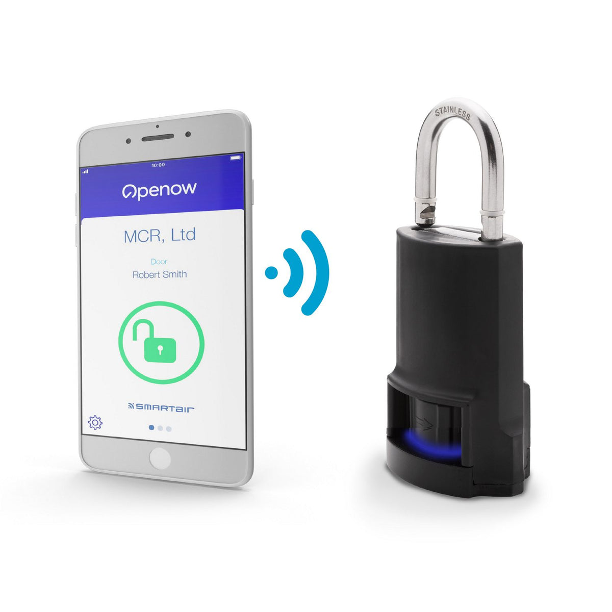 Candado Smartair I-Gate, Inalámbrico + Ble Openow, Extremo Ip68, Mifare (Snzbp2Xi)
