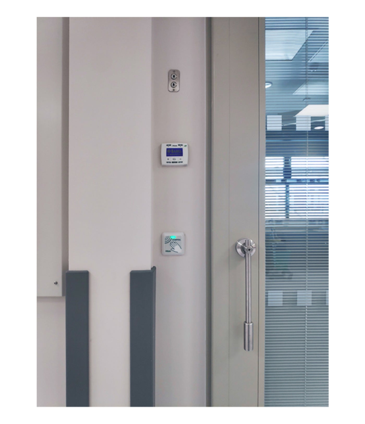 PUERTA AUTOMÁTICA HERMÉTICA CORREDERA HPL 1 HOJA